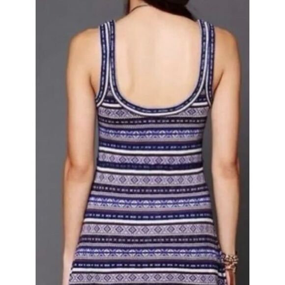 Free People Womens Small Nordic Fair Isle Tank Sweater Dress - Picture 4 of 11